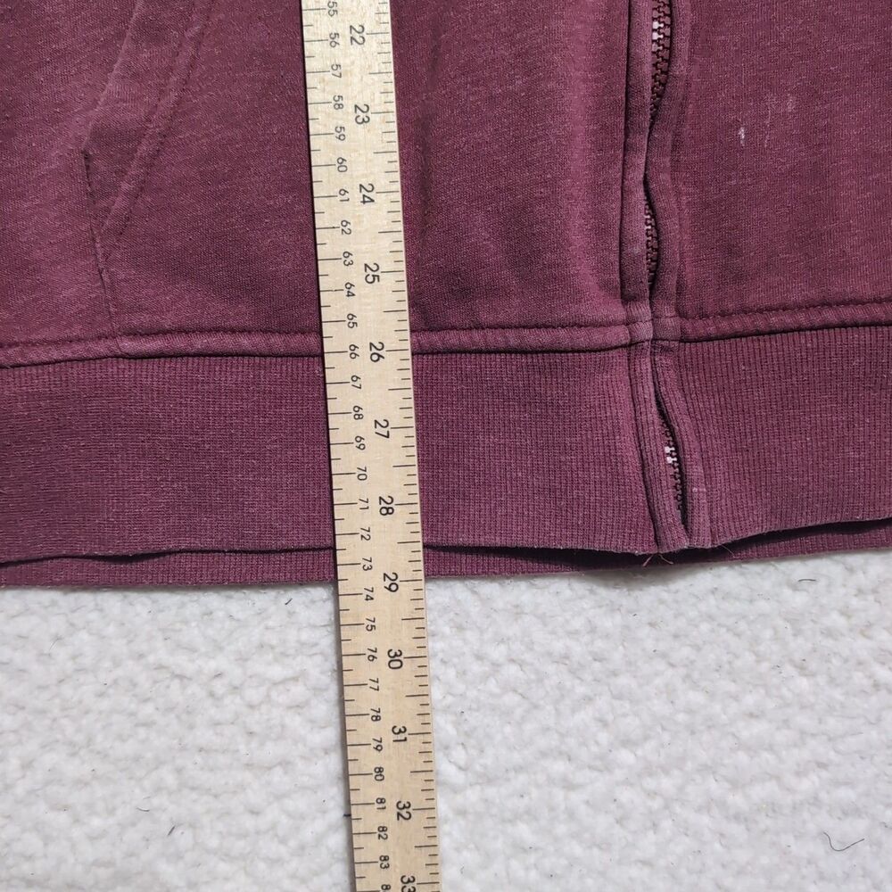 Superman Men’s 2XL Full Zip Fleece Lined Hoodie Jacket Heather Red Blue Pockets - Picture 3 of 6